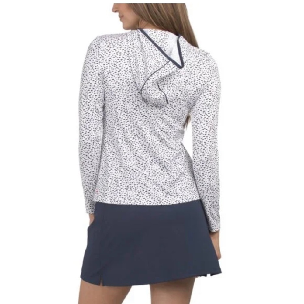 KINONA Layer It Up Hooded Long Sleeve Golf/ Active top. - Picture 3 of 5